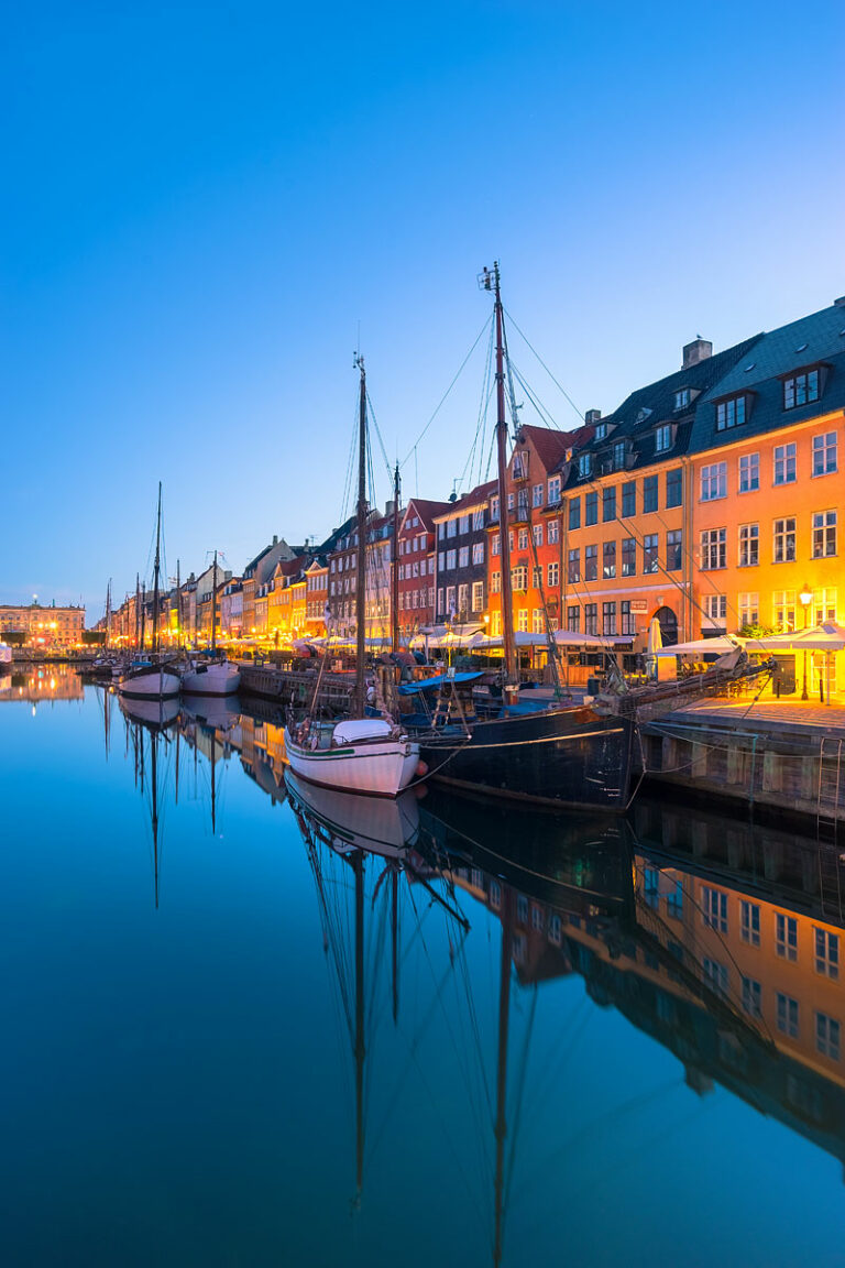 Nyhavn at Dawn, Copenhagen, Denmark